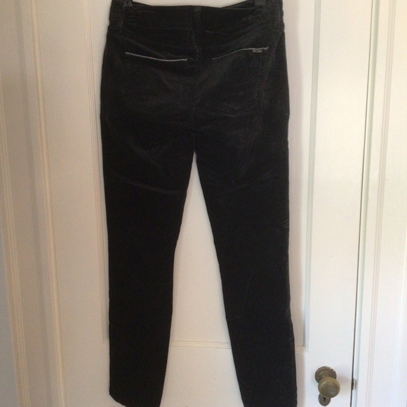 WHBM Velvet Mid Rise Skinny Jeans in Black Smoke sz 2 - Picture 6 of 8